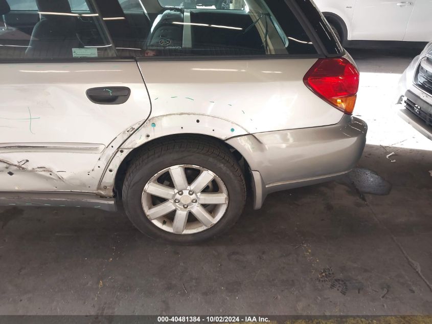 4S4BP61C467358911 2006 Subaru Outback 2.5I