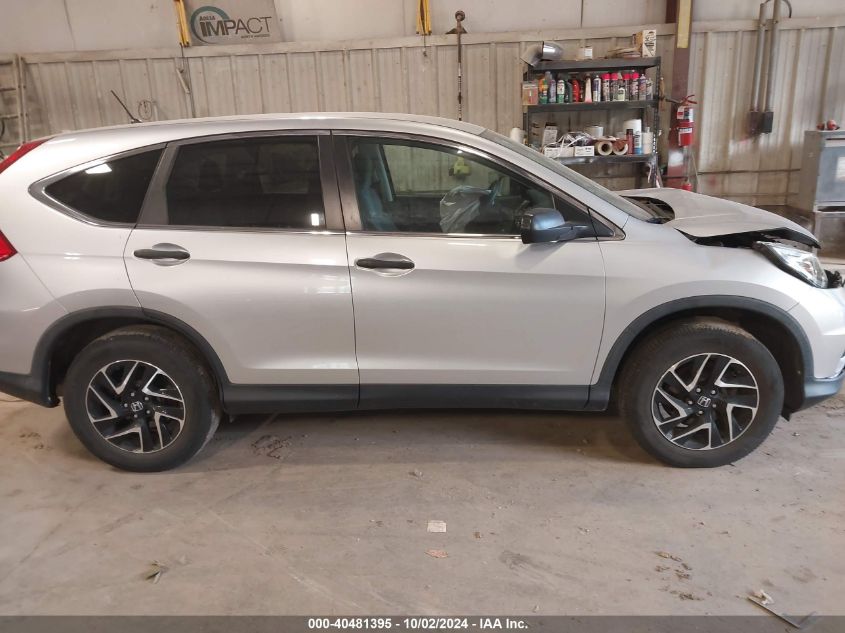 5J6RM4H42GL097702 2016 Honda Cr-V Se