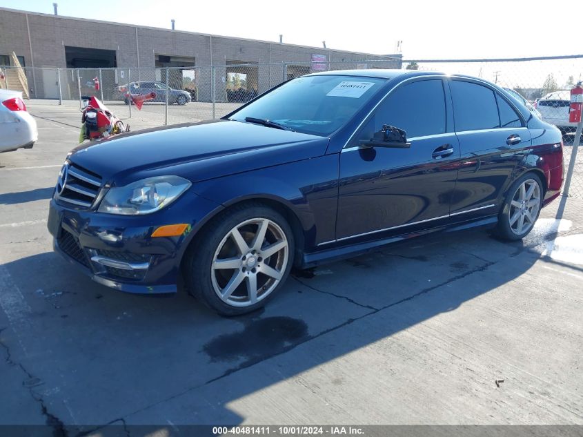 VIN WDDGF4HB4EG247908 2014 Mercedes-Benz C 250, Lux... no.2