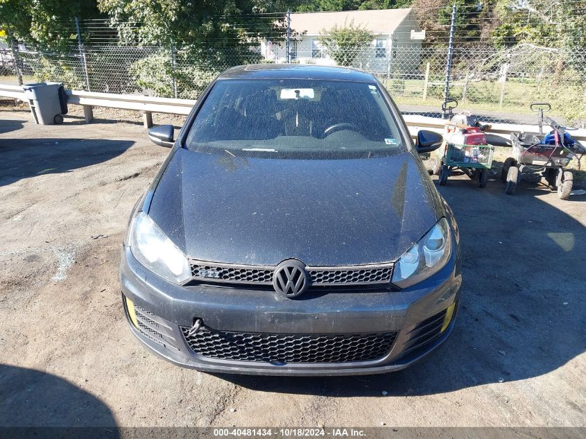 2013 Volkswagen Gti Drivers Edition VIN: WVWHD7AJ1DW129956 Lot: 40481434