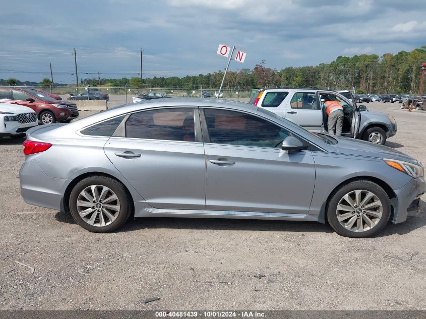 5NPE34AF1GH294142 2016 Hyundai Sonata Sport