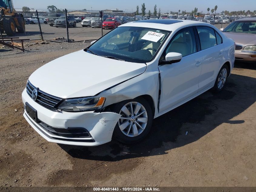 2015 Volkswagen Jetta 1.8T Se VIN: 3VWD17AJ4FM297176 Lot: 40481443