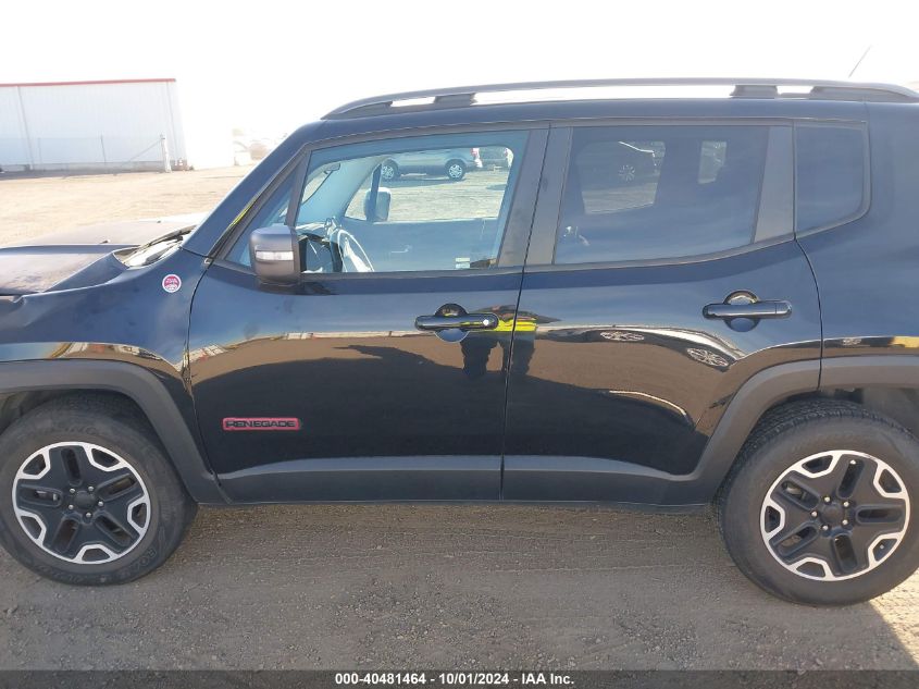 2015 Jeep Renegade Trailhawk VIN: ZACCJBCT8FPC50231 Lot: 40481464