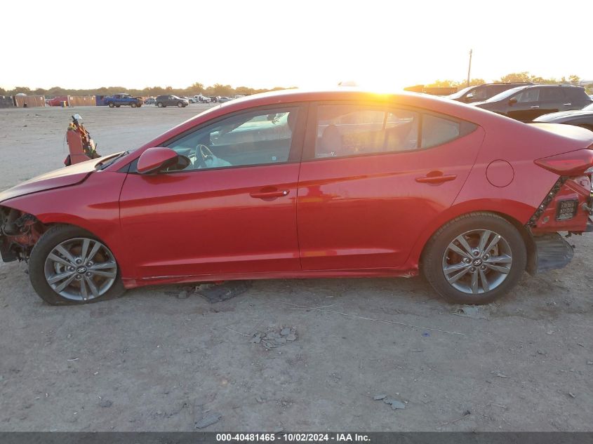 VIN 5NPD84LF8JH301511 2018 HYUNDAI ELANTRA SEL
