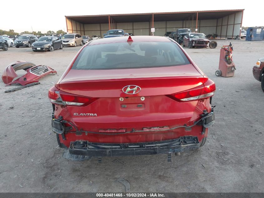 2018 Hyundai Elantra Sel VIN: 5NPD84LF8JH301511 Lot: 40481465