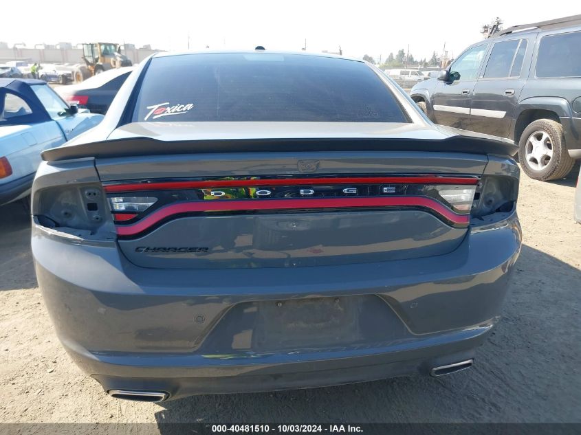 2019 Dodge Charger Sxt Rwd VIN: 2C3CDXBGXKH605912 Lot: 40481510