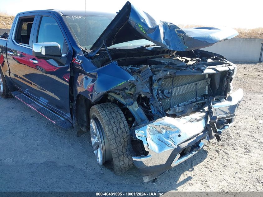 2021 Chevrolet Silverado K1500 Ltz VIN: 3GCUYGET6MG107559 Lot: 40481595