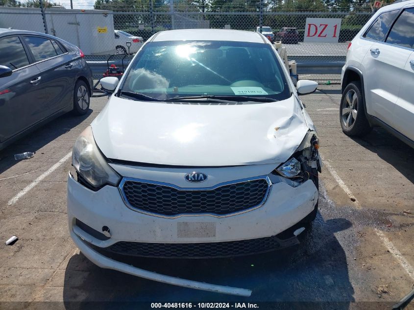 2016 Kia Forte Lx VIN: KNAFK4A60G5505397 Lot: 40481616