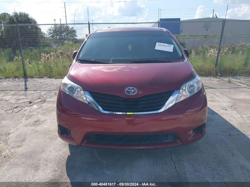 5TDKK3DC6DS375435 2013 Toyota Sienna Le V6 8 Passenger