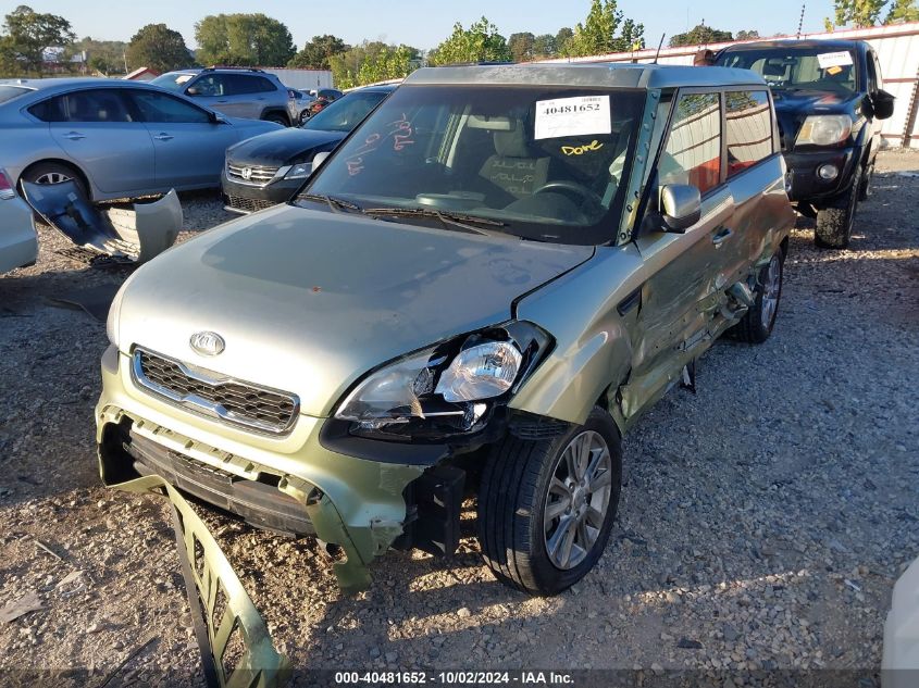 2012 Kia Soul + VIN: KNDJT2A64C7437926 Lot: 40481652