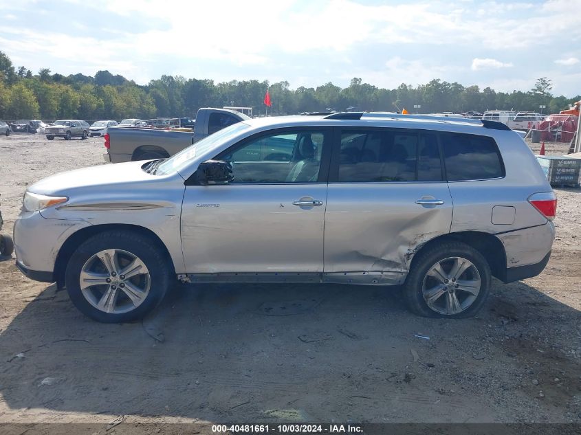 5TDDK3EH6DS276701 2013 Toyota Highlander Limited V6