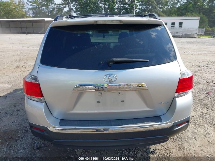 5TDDK3EH6DS276701 2013 Toyota Highlander Limited V6