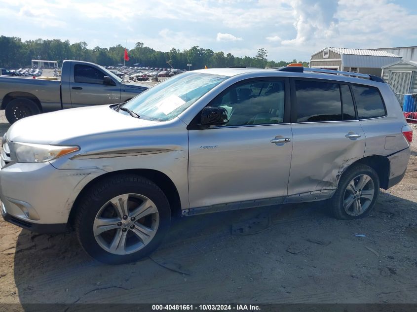 5TDDK3EH6DS276701 2013 Toyota Highlander Limited V6