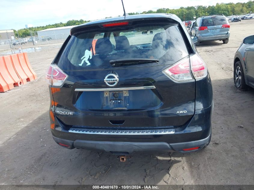 2015 Nissan Rogue S VIN: KNMAT2MV9FP534711 Lot: 40481670