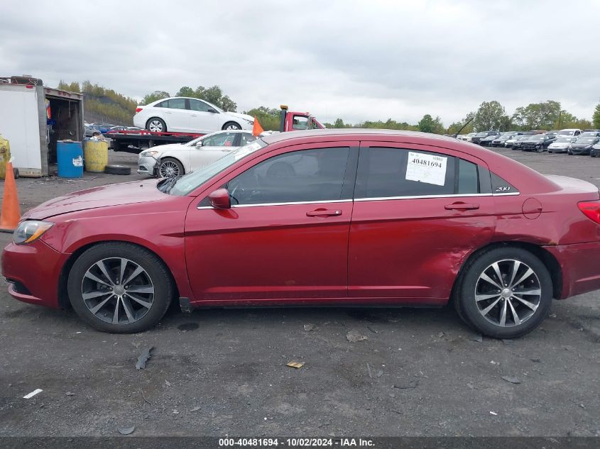 2013 Chrysler 200 Touring VIN: 1C3CCBBG5DN738772 Lot: 40481694