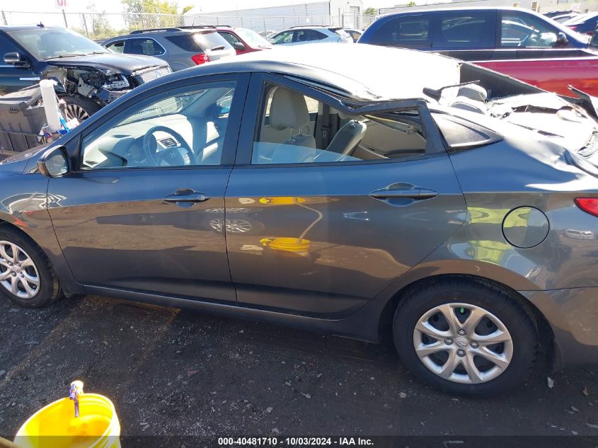 2013 Hyundai Accent Gls VIN: KMHCT4AE7DU394032 Lot: 40481710