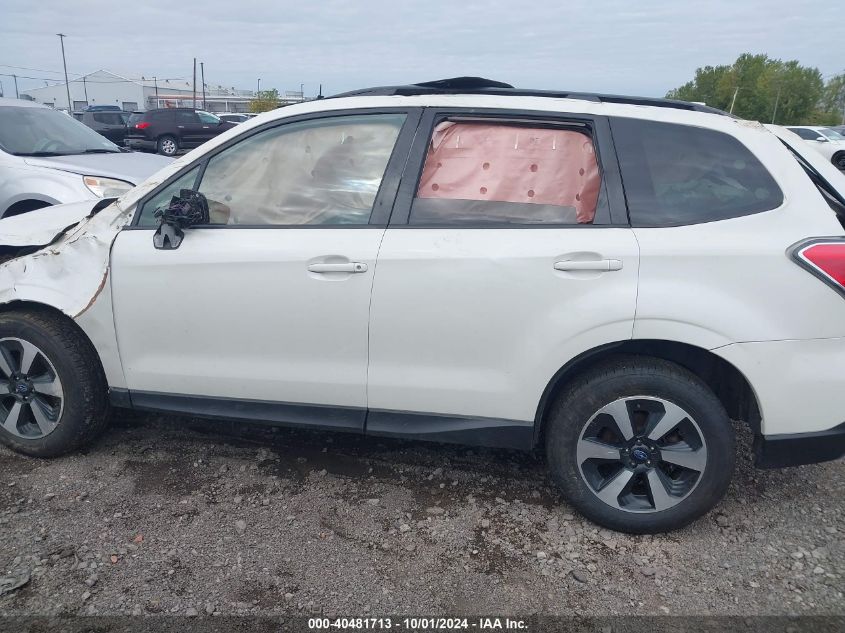 2018 Subaru Forester 2.5I Premium VIN: JF2SJAGC7JH536184 Lot: 40481713