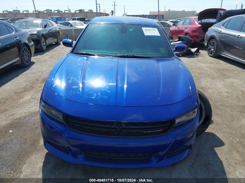 2019 Dodge Charger Sxt Rwd VIN: 2C3CDXBGXKH745734 Lot: 40481715