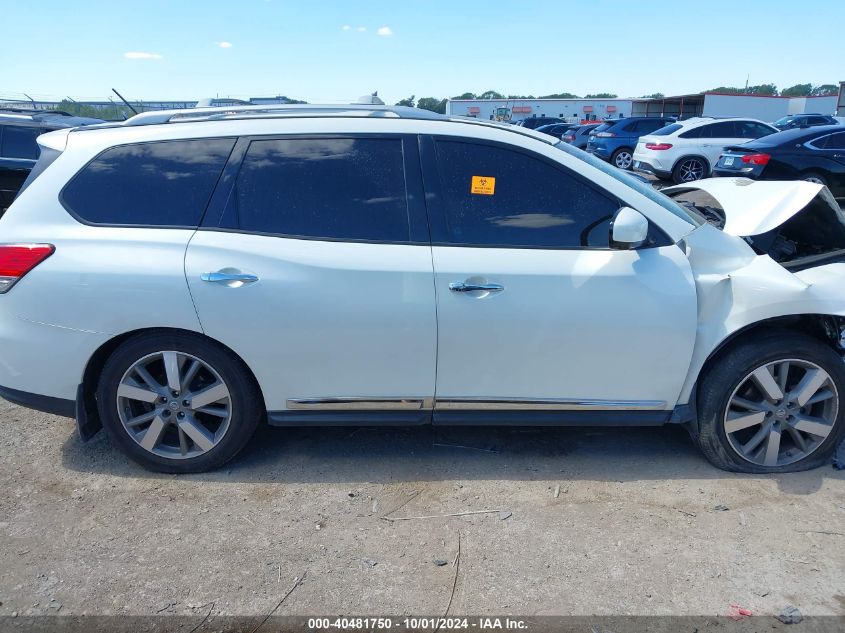 2015 Nissan Pathfinder Platinum VIN: 5N1AR2MM6FC698183 Lot: 40481750