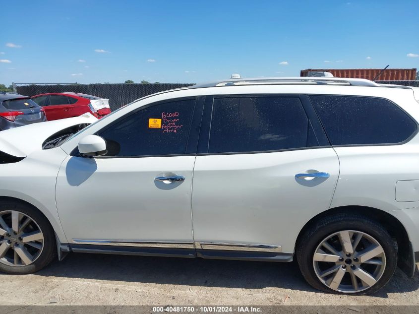 2015 Nissan Pathfinder Platinum VIN: 5N1AR2MM6FC698183 Lot: 40481750