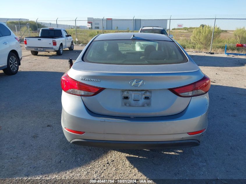 2016 Hyundai Elantra Se VIN: 5NPDH4AE9GH750747 Lot: 40481754