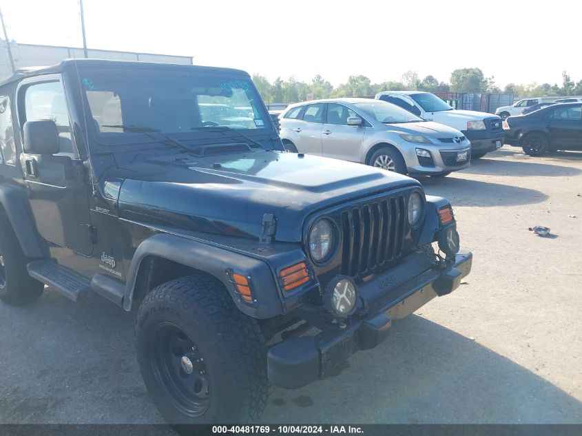 2005 Jeep Wrangler / Tj Sport VIN: 1J4FA49S45P384568 Lot: 40481769