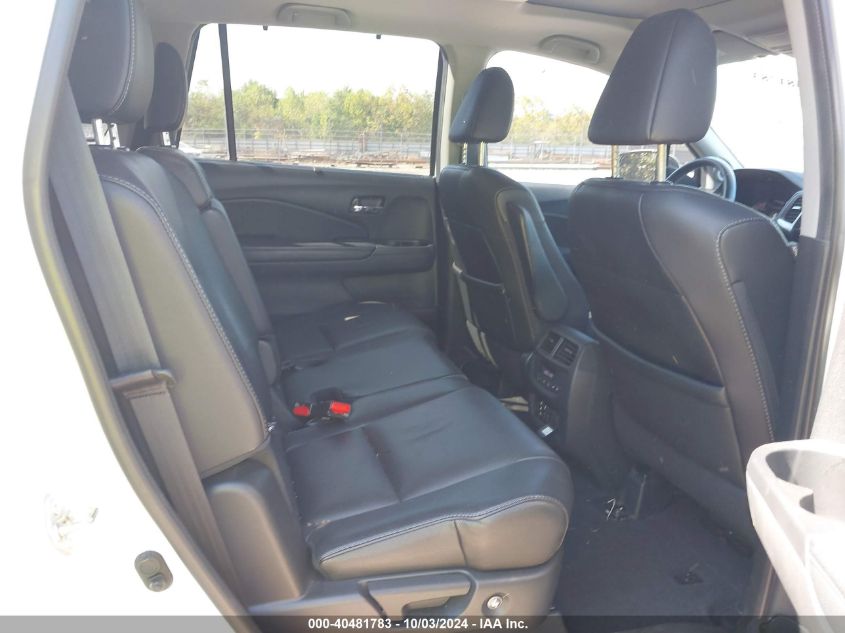 5FNYF5H94HB017110 2017 Honda Pilot Touring