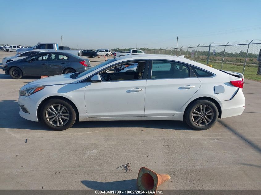 5NPE24AFXFH107241 2015 Hyundai Sonata Se