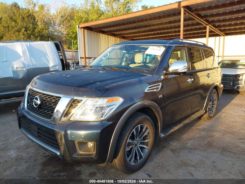 JN8AY2ND4KX008198 2019 Nissan Armada Sl