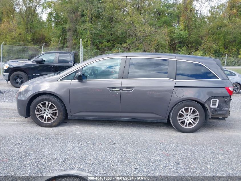 2012 Honda Odyssey Ex-L VIN: 5FNRL5H65CB128759 Lot: 40481853