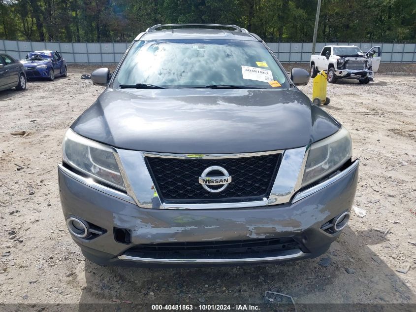 2015 Nissan Pathfinder Sl VIN: 5N1AR2MN2FC632609 Lot: 40481863