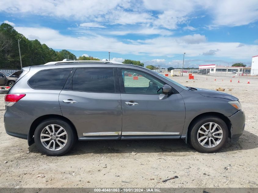 2015 Nissan Pathfinder Sl VIN: 5N1AR2MN2FC632609 Lot: 40481863