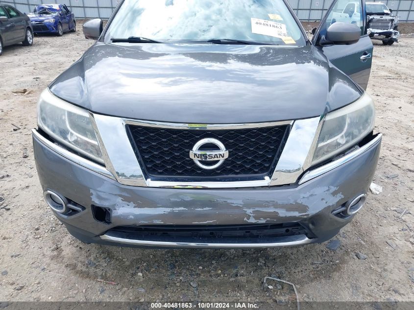 2015 Nissan Pathfinder Sl VIN: 5N1AR2MN2FC632609 Lot: 40481863