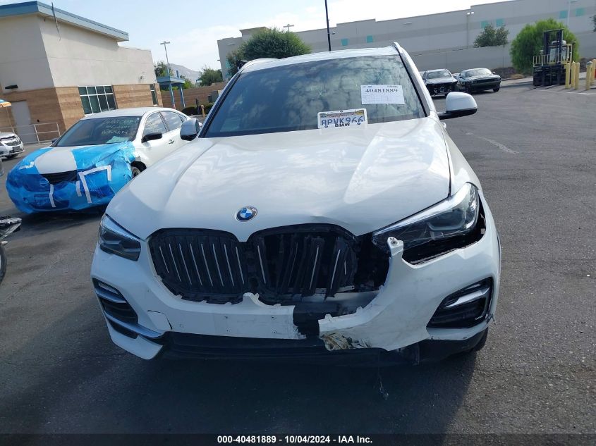 2020 BMW X5 xDrive40I VIN: 5UXCR6C02L9B59377 Lot: 40481889