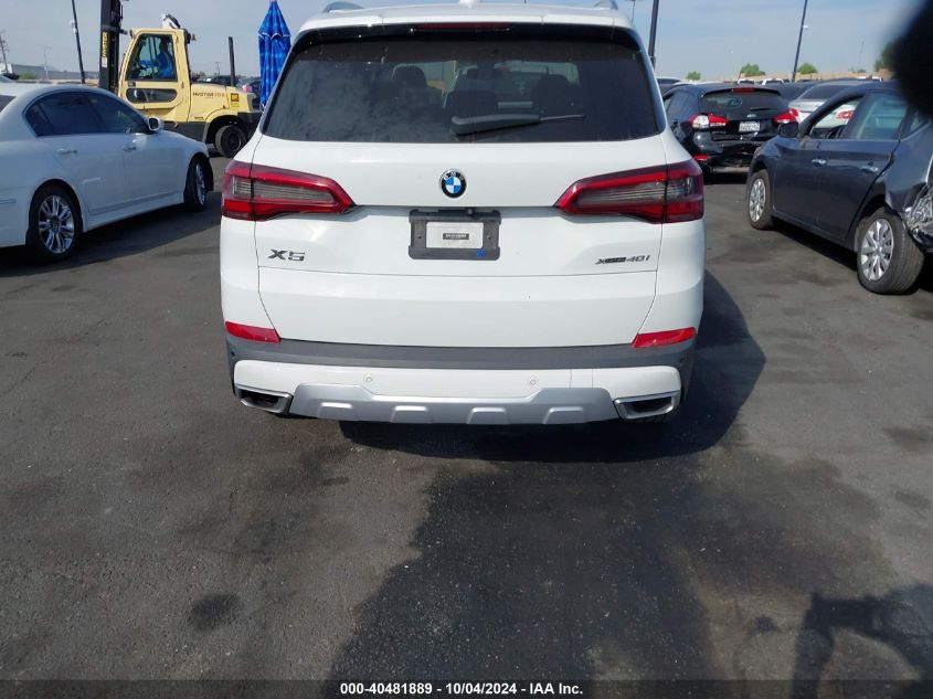 2020 BMW X5 xDrive40I VIN: 5UXCR6C02L9B59377 Lot: 40481889