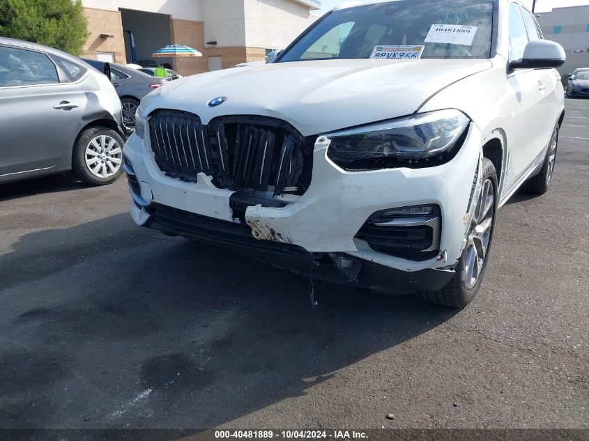 2020 BMW X5 xDrive40I VIN: 5UXCR6C02L9B59377 Lot: 40481889