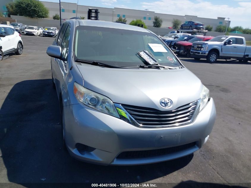 2013 Toyota Sienna Le V6 8 Passenger VIN: 5TDKK3DC6DS333122 Lot: 40481906