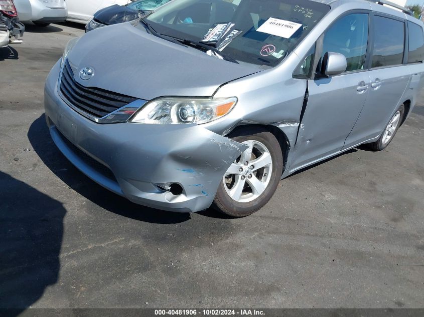 2013 Toyota Sienna Le V6 8 Passenger VIN: 5TDKK3DC6DS333122 Lot: 40481906