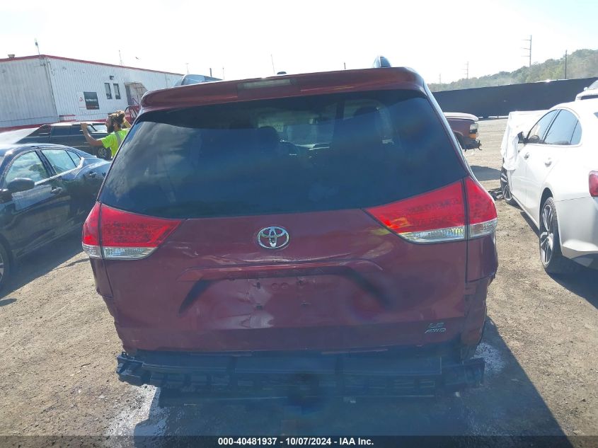 5TDJK3DC2DS059588 2013 Toyota Sienna Le 7 Passenger