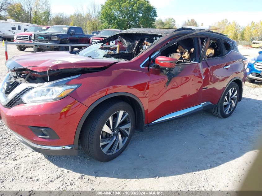 5N1AZ2MH5JN156282 2018 NISSAN MURANO - Image 2