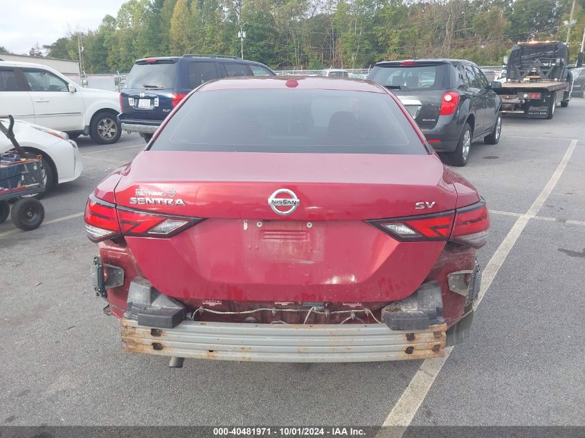 2020 Nissan Sentra Sv Xtronic Cvt VIN: 3N1AB8CV1LY212942 Lot: 40481971