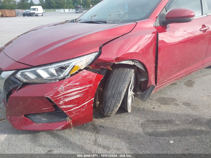 2020 Nissan Sentra Sv Xtronic Cvt VIN: 3N1AB8CV1LY212942 Lot: 40481971