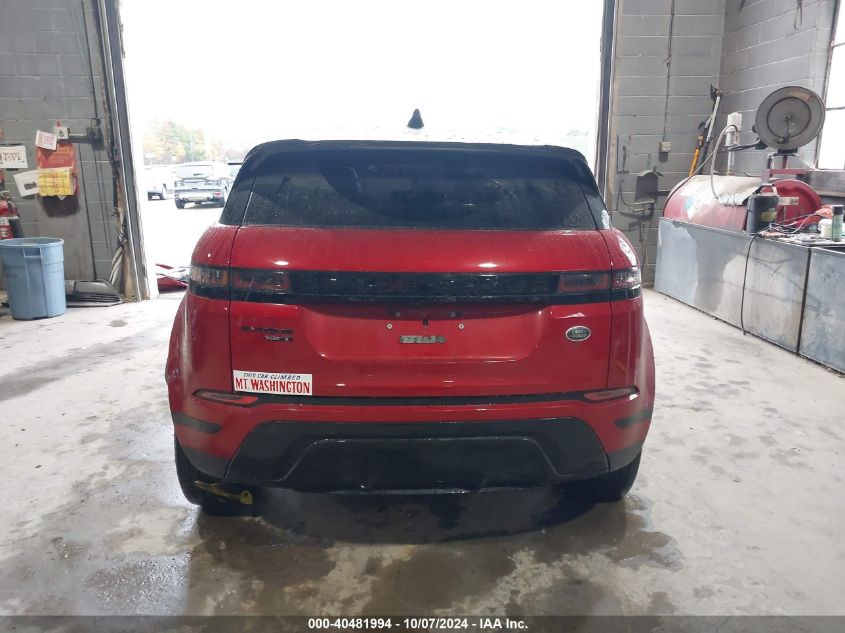 2020 Land Rover Range Rover Evoque S VIN: SALZJ2FX1LH038257 Lot: 40481994