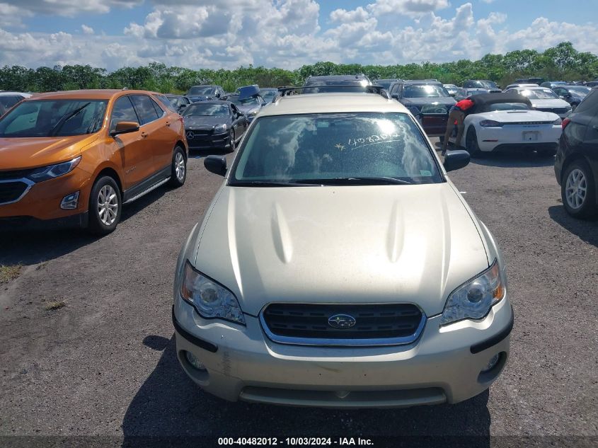 2007 Subaru Outback 2.5I VIN: 4S4BP61C377332656 Lot: 40482012