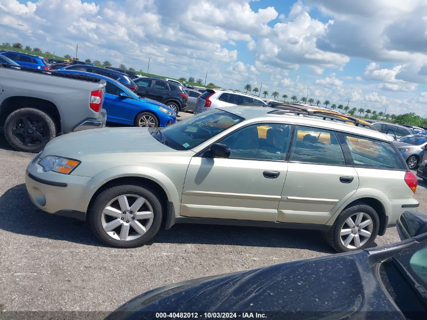 2007 Subaru Outback 2.5I VIN: 4S4BP61C377332656 Lot: 40482012