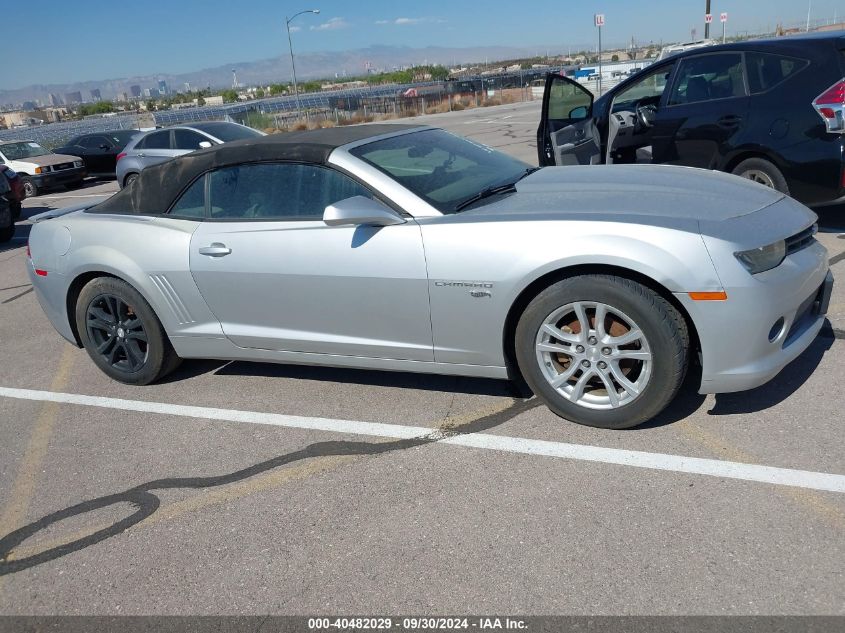 2015 Chevrolet Camaro 1Lt VIN: 2G1FD3D35F9165649 Lot: 40482029