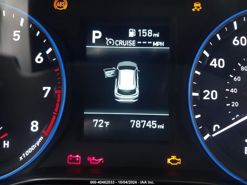 KM8K22AA0KU216198 2019 Hyundai Kona Sel