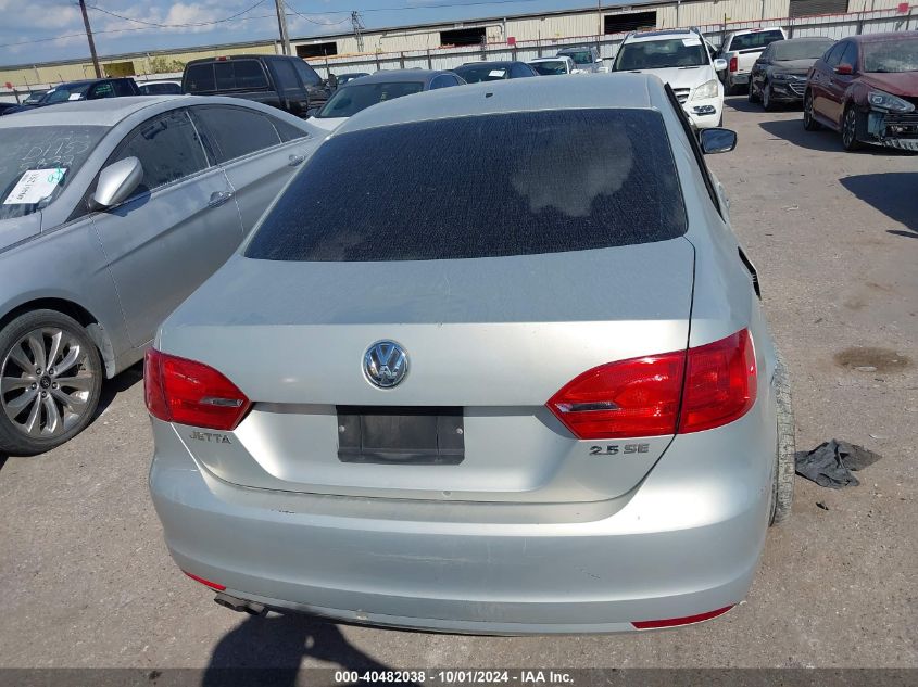 2012 Volkswagen Jetta 2.5L Se VIN: 3VWDP7AJ8CM333865 Lot: 40482038