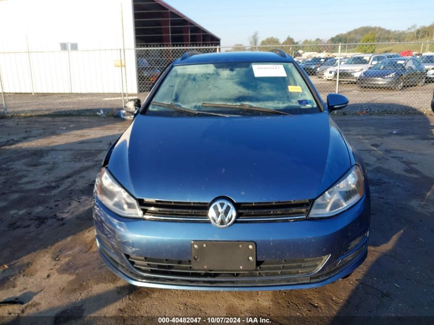 2015 Volkswagen Golf Sportwagen Tdi S 4-Door VIN: 3VWCA7AU8FM507297 Lot: 40482047