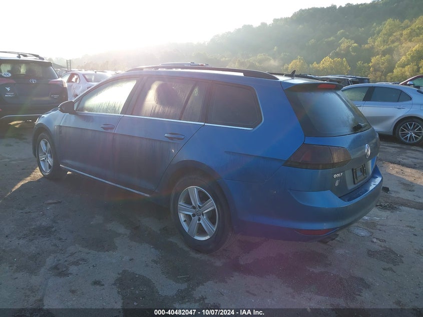 2015 VOLKSWAGEN GOLF SPORTWAGEN TDI S 4-DOOR - 3VWCA7AU8FM507297